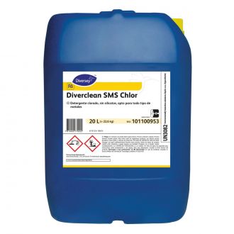 DIVERCLEAN | SMS Chlor - Detergente clorado, sin silicatos, apto para todo tipo de metales
