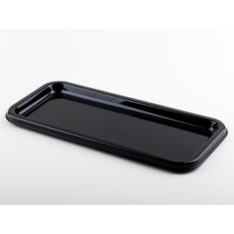 Bandeja RPET negra - 16 x 35 cm
