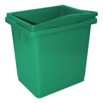 TTS | Cubo verde con asa superior - 4 L