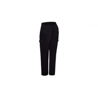 MONZA | Pantalón multibolsillo negro - Talla 36-38
