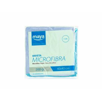 MAYA | Bayeta microfibra azul - 40 x 40 cm