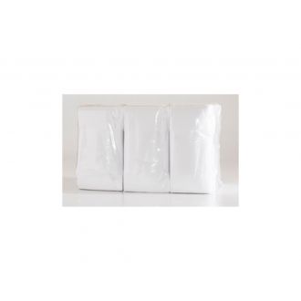 DUNI | Servilleta tisú plegada para servilletero 33 x 32 cm, Blanco 1 capa