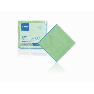 MAYA | Bayeta microfibra verde - 40 x 40 cm