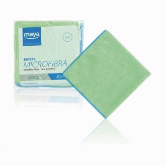 MAYA | Bayeta microfibra verde - 40 x 40 cm