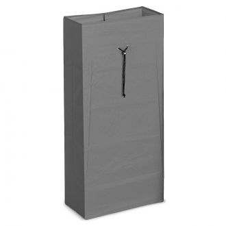 TTS | Bolsa plastificada gris con cordón - 120 L