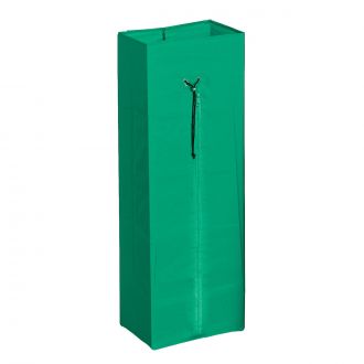 TTS | Bolsa plastificada con cremallera verde para carro - 70 L