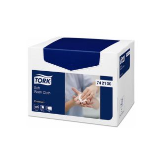 TORK | Paño suave para lavado Premium - Blanco