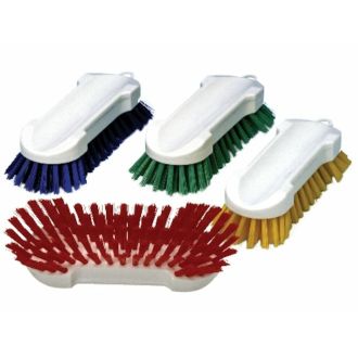 DIVERSEY | Cepillo Rascador de mano cerda dura - 205 x 65 x 55 mm - Azul