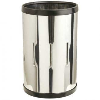Papelera Redond 6Lt Inox