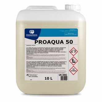 PROAQUA 50 | Hipoclorito sódico de 50 g/L en cloro activo para la desinfección de aguas de consumo humano
