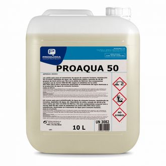 PROAQUA 50 | Hipoclorito sódico de 50 g-L en cloro activo para la desinfección de aguas de consumo humano