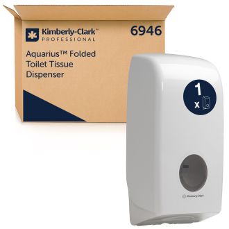 AQUARIUS™ | Dispensador blanco de papel higiénico (cod. 6946)