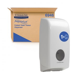 AQUARIUS™ | Dispensador blanco de papel higiénico (cod. 6946)