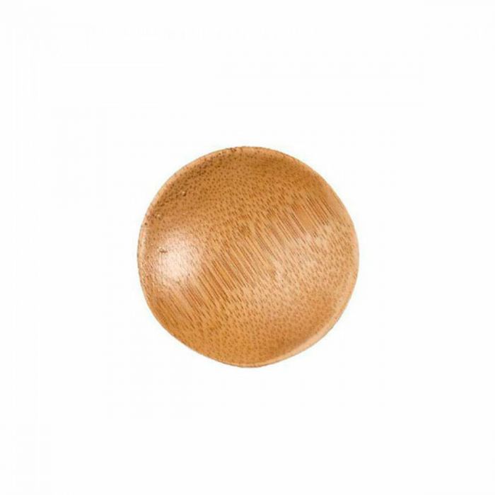 Plato de bambu marron 60 mm