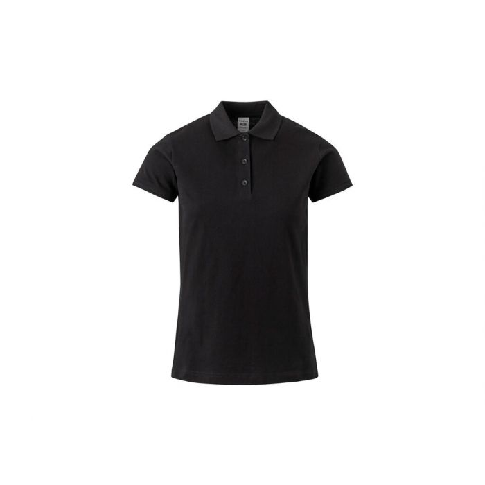 Polo negro mujer manga corta best sale