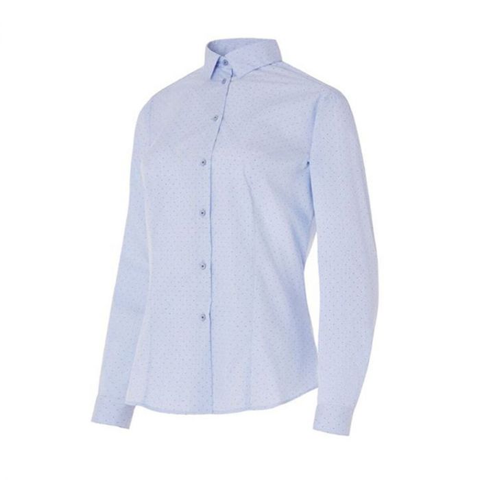 MONZA Camisa estampada cuello camisero slim fit mujer Talla 40
