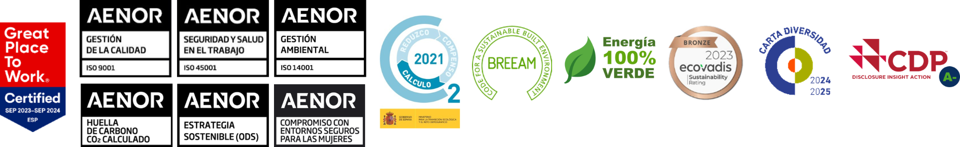 certificaciones Bunzl Distribution Spain