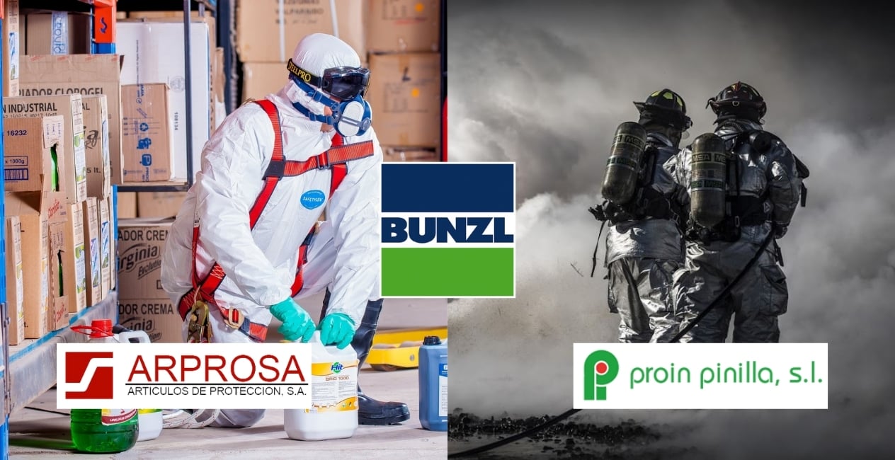 Bunzl adquiere Proin Pinilla y Arprosa, en el segmento de Seguridad y Protección Laboral