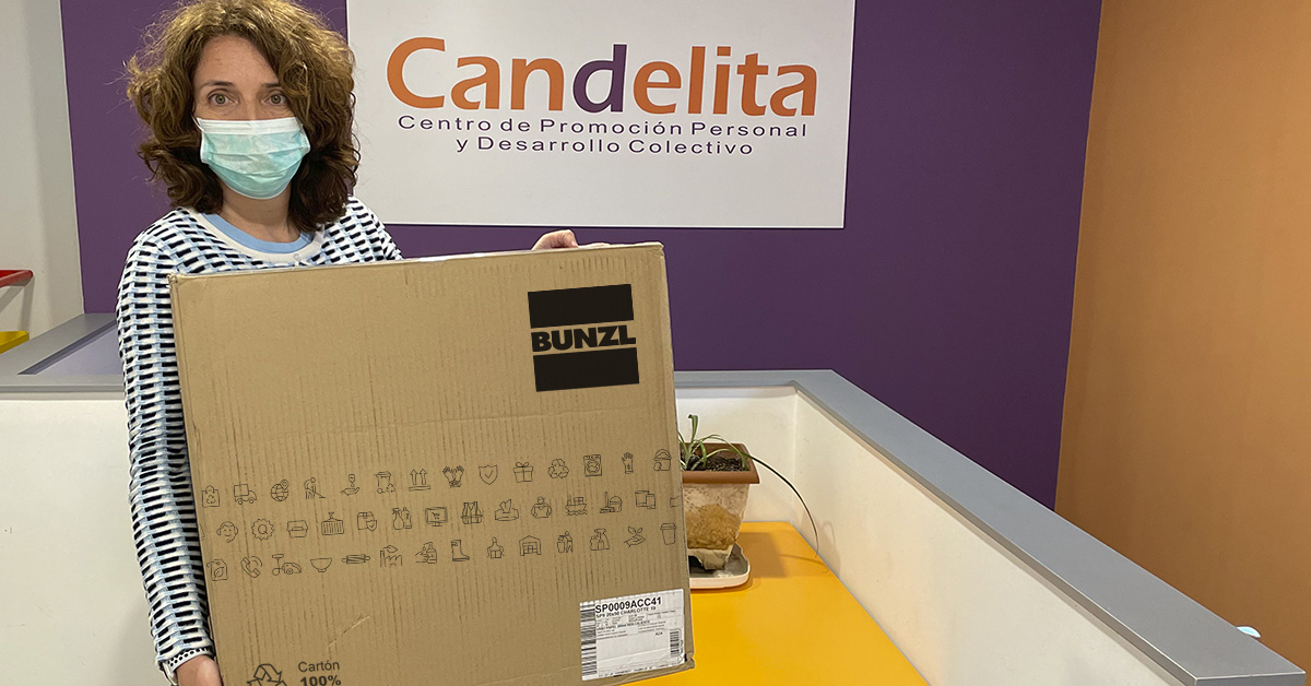 Bunzl se suma al proyecto solidario de Candelita para ayudar a las personas sin hogar