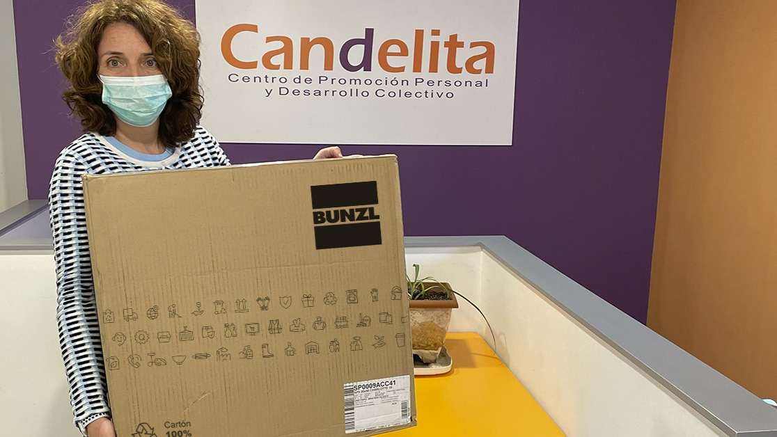 Bunzl se suma al proyecto solidario de Candelita para ayudar a las personas sin hogar