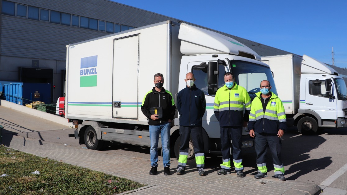 Los transportistas de Bunzl participan en el curso de conducción eficiente del RACC