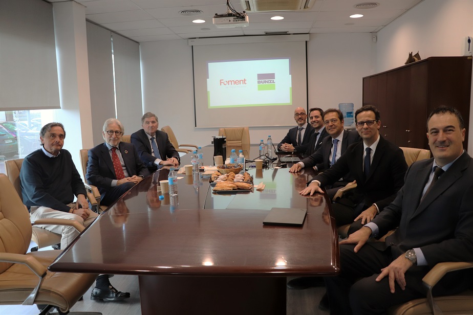 Visita de Foment del Treball Nacional a Bunzl Distribution Spain