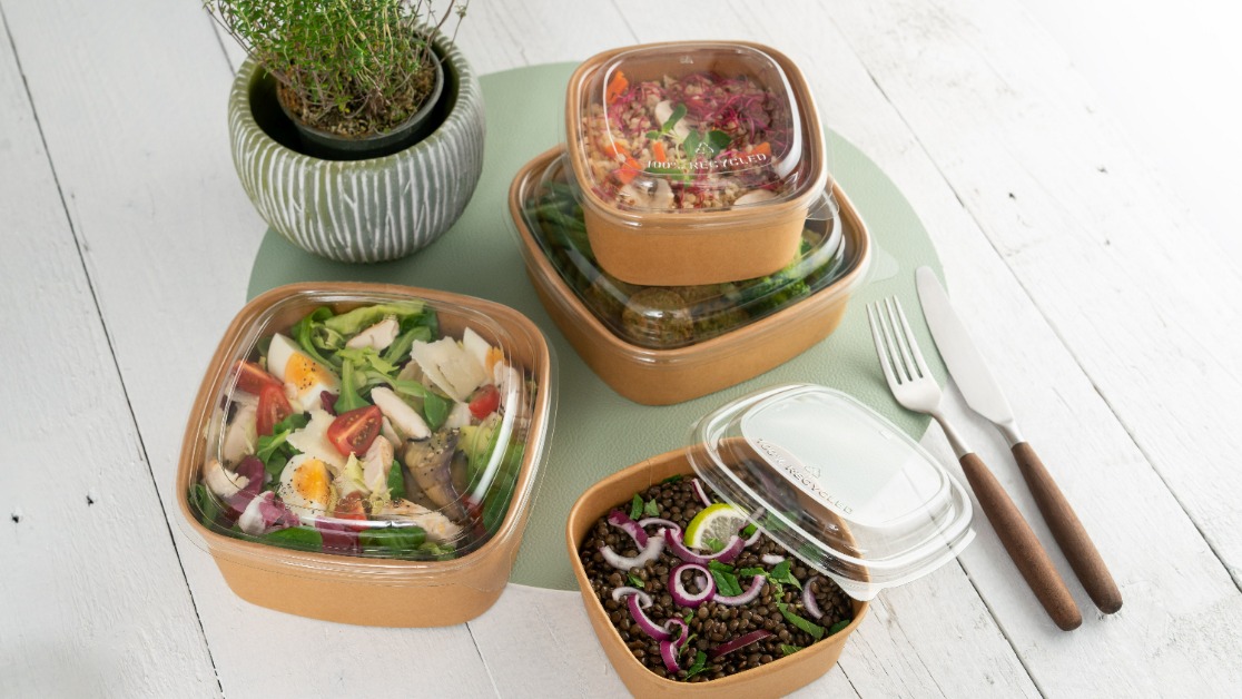 Greensource aumenta su gama de envases Kraft para el servicio Delivery y Take-Away